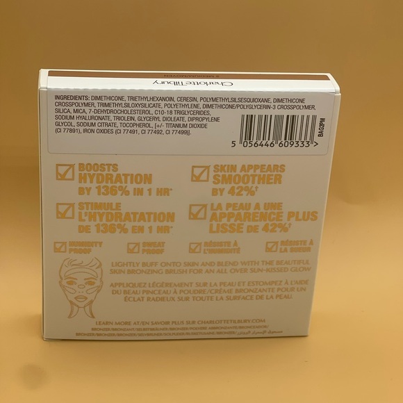 🍄HOST PICK🍄Charlotte Tilbury Beautiful Skin Sun-Kissed Glow Cream Bronzer, 2 Med - Picture 4 of 9